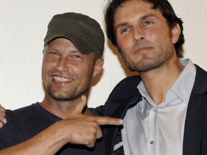 Til Schweiger und der Regisseur Simon Verhoeven 