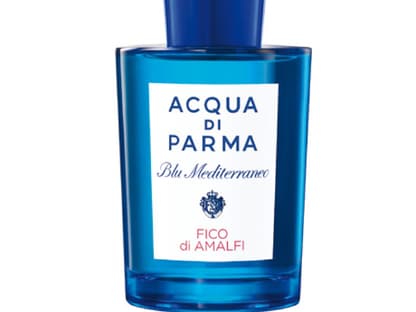 Dieser Mix duftet nach Urlaub mit einem dominierende  Feigenakkord und einem Hauch von Blütenblättern und Jasmin: âBlu  Mediterraneo" von Aqua di Parma, Eau de Toilette, 75 ml ca. 63,00 Euro,  z. B. über www.ausliebezumduft:de