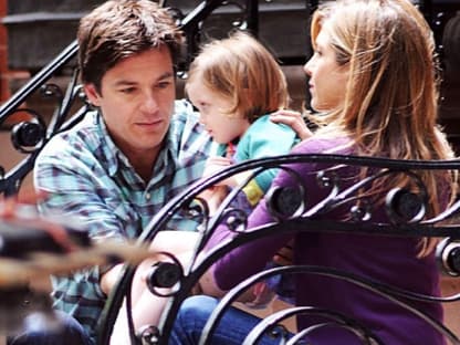 Jennifer Aniston und Jason Bateman bei den Dreharbeiten zu "The Baster"