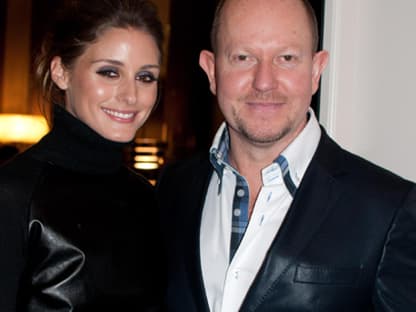 Society-Girl Olivia Palermo neben Basler-Chefdesigner Brian Rennie
Olivia Palermo und Designer Brian Rennie