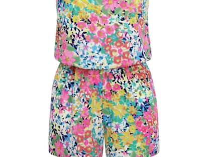 Blumenprints verzieren auch die Playsuits von Accessorize, ca. 35 Euro.