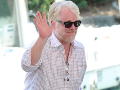 Gut gelaunt: US-Star Philip Seymour Hoffman