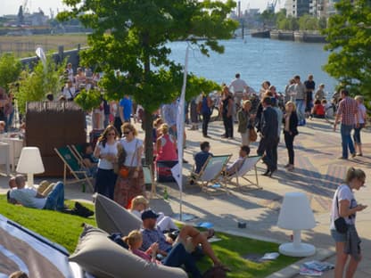 Coole Location: das East by Coast liegt direkt am Wasser in der Hafencity