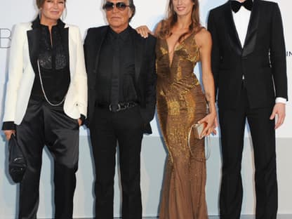 Eva Cavalli, Roberto Cavalli, Elisabetta Canalis und Daniele Cavalli