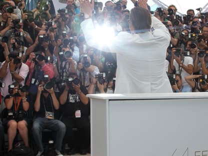 Und auch die Fotografen waren in Massen gekommen. Brad Pitt gehört zu den Top-Stars auf den Filmfestspielen