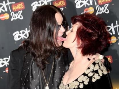 Typisch: Ozzy und Sharon Osbourne moderierten die Brit-Awards