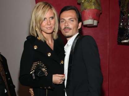 Topmodel Heidi Klum und Matthew Williamson