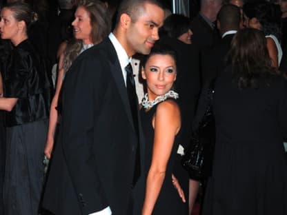 Das perfekte Paar: Basketball-Star Tony Parker und Eva Longoria Parker zeigten sich ganz verliebt