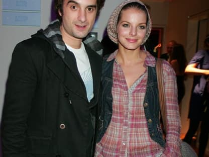 Yvonne Catterfeld und Freund Oliver Wnuk (bekannt aus der Serie "Stromberg")