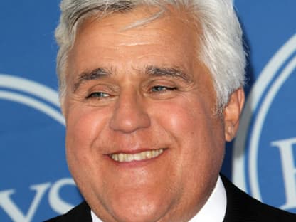 Zeigte sich allerbester Laune: US-Showmaster Jay Leno