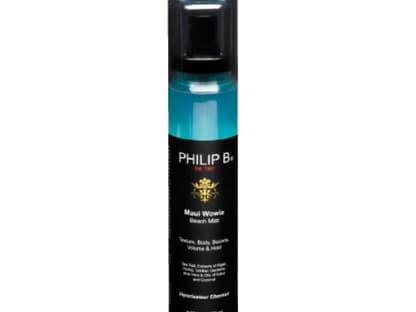 Aloha für die Haare: Spray mit Kukui-Nüssen "Maui Wowie Beach Mist" von Philip B., 178 ml ca. 30 Euro