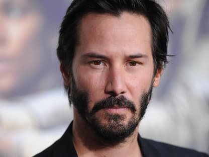 Keanu Reeves blickte etwas ernst drein