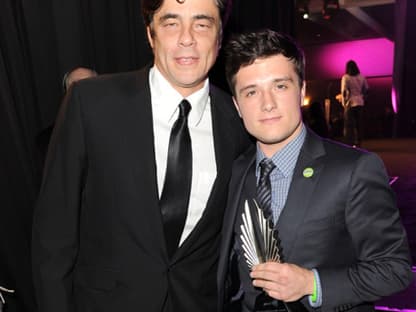 Benicio Del Toro gratuliert dem jungen "Hunger Games"-Star Josh Hutcherson