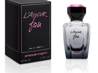 "LAmour Fou" von Emanuel Ungaro. Für eine leidenschaftliche, verrückte Liebe!´ ´ 30 ml Eau de Parfum, ca. 44 Euro