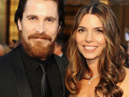 Christian Bale fieberte gemeinsam mit Ehefrau Sibi der Verleihung entgegen