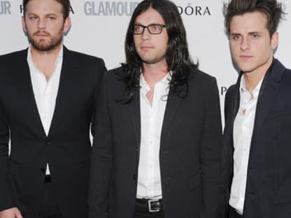 Kamen auch zur Verleihung: Kings of Leon