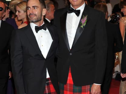 Marc Jacobs und sein CEO Robert Duffy kamen im Partnerlook