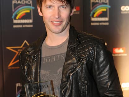 Der britische Sänger James Blunt gehörte zu den internationalen Top-Stars am Eventabend