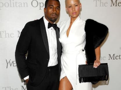 Rapper Kanye West und Model Amber Rose stehen nun öffentlich zu ihrer Beziehung