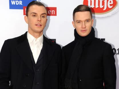 Newcomer des Jahres: Theo Hutchcraft und Adam Anderson von "Hurts" feierten in diesem Jahr ihren großen Durchbruch