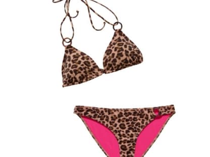 Leo-Bikini mit Ringdetails von H&M, 
ca. 25 Euro