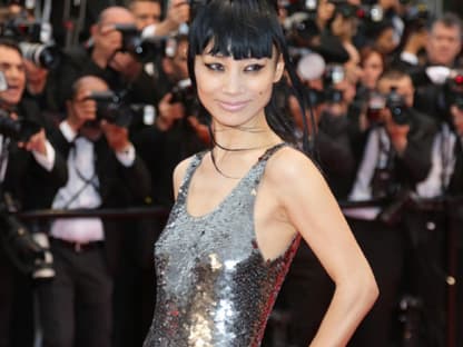 Schauspielerin Bai Ling auf dem roten Teppich von Cannes