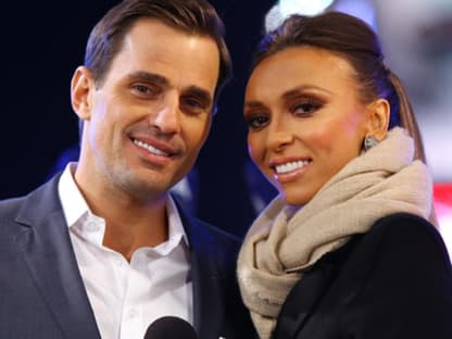 Knutschten sich ins neue Jahr: Bill Rancic und Ehefrau Giuliana