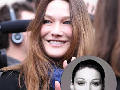 Winkt ihrem früheren Aussehen "Adieu": Carla Bruni-Sarkozy