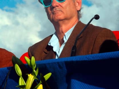 Bill Murray auf dem Pressepodest