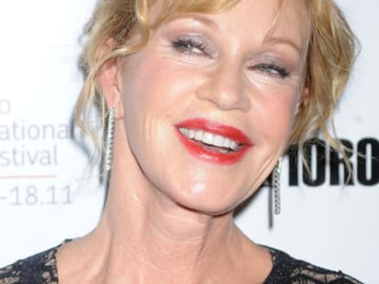 Strahlte: Melanie Griffith