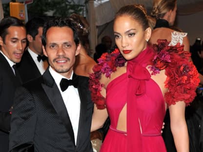 Glamour-Paar des Abends: Marc Anthony und Jennifer Lopez