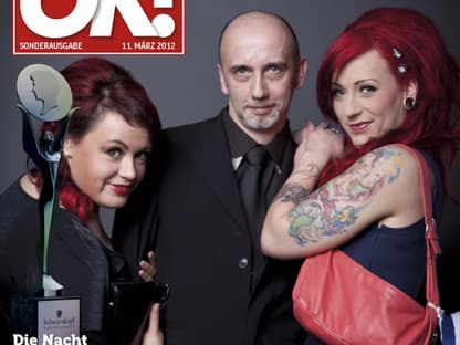 Einmal im Leben das Cover der OK!   zieren! Für die Gäste des „German Hairdressing Award 2012“ wurde dieses   Traum Wirklichkeit. Jeder Gast des Gala-Abends konnte an einem  persönlichen  OK! Fotoshooting teilnehmen - und die tollen Ergebnisse  sehen  Sie hier! Viel Spaß beim Durchklicken!﻿