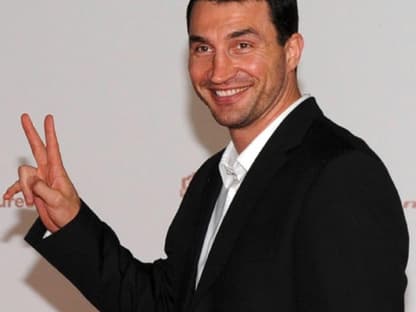 Wladimir Klitschko freut sich über seine kleine Rolle im Film. In "Zweiohrküken" ist er mit Schauspielerin Yvonne Catterfeld verheiratet