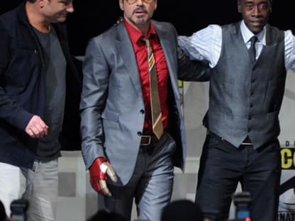 Robert Downey Jr., Don Cheadle und Jon Favreau sprechen über 'Iron Man 3'