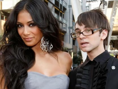 Sexy: Die Sängerin der "Pussycat Dolls" Nicole Scherzinger und der Gewinner von Heidi Klums US-Show "Project Runway": Christian Siriano