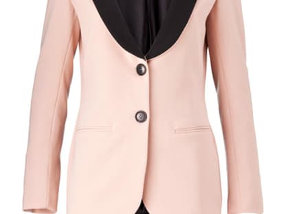 Hart trifft zart: Business Blazer von Ana Alcazar in Pink und Schwarz, ca. 530 Euro