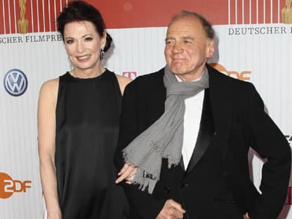 Die Filmakademiepräsidentin Iris Berben posierte mit Bruno Ganz