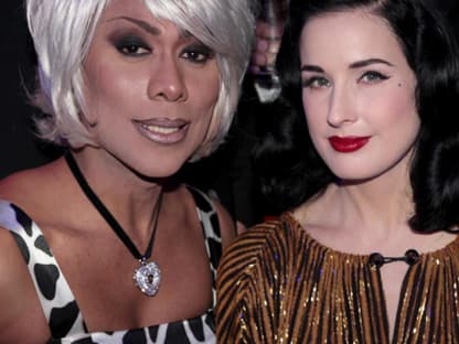 Montag ist eben doch der süßeste Tag der Woche - zumindest dank so einer Party. Mit dabei waren auch Drag-QueenCatherine Leclery und Burlesque-Star Dita von Teese