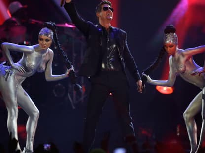 Mit Robin Thicke legte sie eine heiße Performance hin