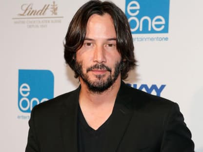 Den gibt's ja noch! Keanu Reeves kam ebenfalls nach Toronto. i