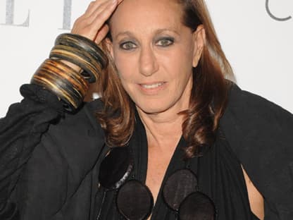 Durfte nicht fehlen: Star-Designerin Donna Karan