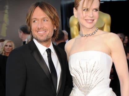 Keith Urban mit Partnerin Nicole Kidman