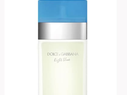 3.„Dolce & Gabbana Light Blue", duftet in der Kopfnote nach Zitrone, in der Herznote nach Bambus und in der Basisnote nach Ambra. Von Dolce & Gabbana, EdT 50 ml ca. 70 Euro,