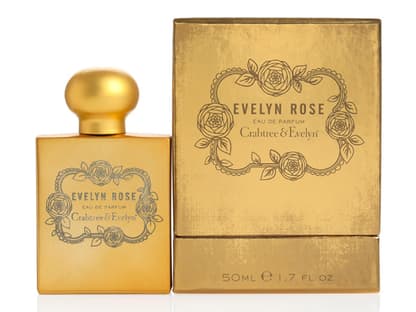 Vielen Dank für die Blumen:âEvelyn" ist eine ganz besonders duftende Rosensorte  also perfekt geeignet als Geschenk für die Liebste! Von Crabtree & Evelyn, EdP, 50 ml ca. 59 Euro