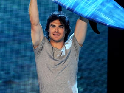 Yeah! Ian Somerhalder freute sich über seine Auszeichnung als "Bester Schauspieler in einer Sci-Fi/Fantasy-Serie" für "The Vampire Diaries"