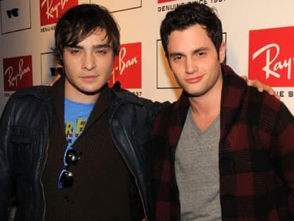 Ed Westwick und Penn Badgley 