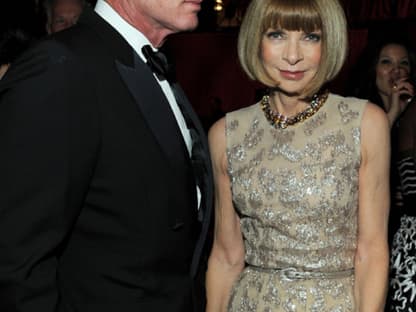 US-Vogue Chefredakteurin  Anna Wintour wurde von Shelby Bryan begleitet