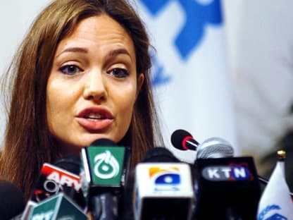 Angelina Jolie engagiert sich für UNHCR