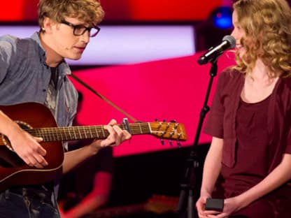 Jam-Session mit Tim Bendzko: Bei "The Voice Kids" in SAT.1 eroberte er nicht nur Kinderherzen