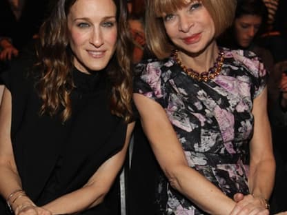 Ein Lächeln für die Kamera: Sarah Jessica Parker und Anna Wintour